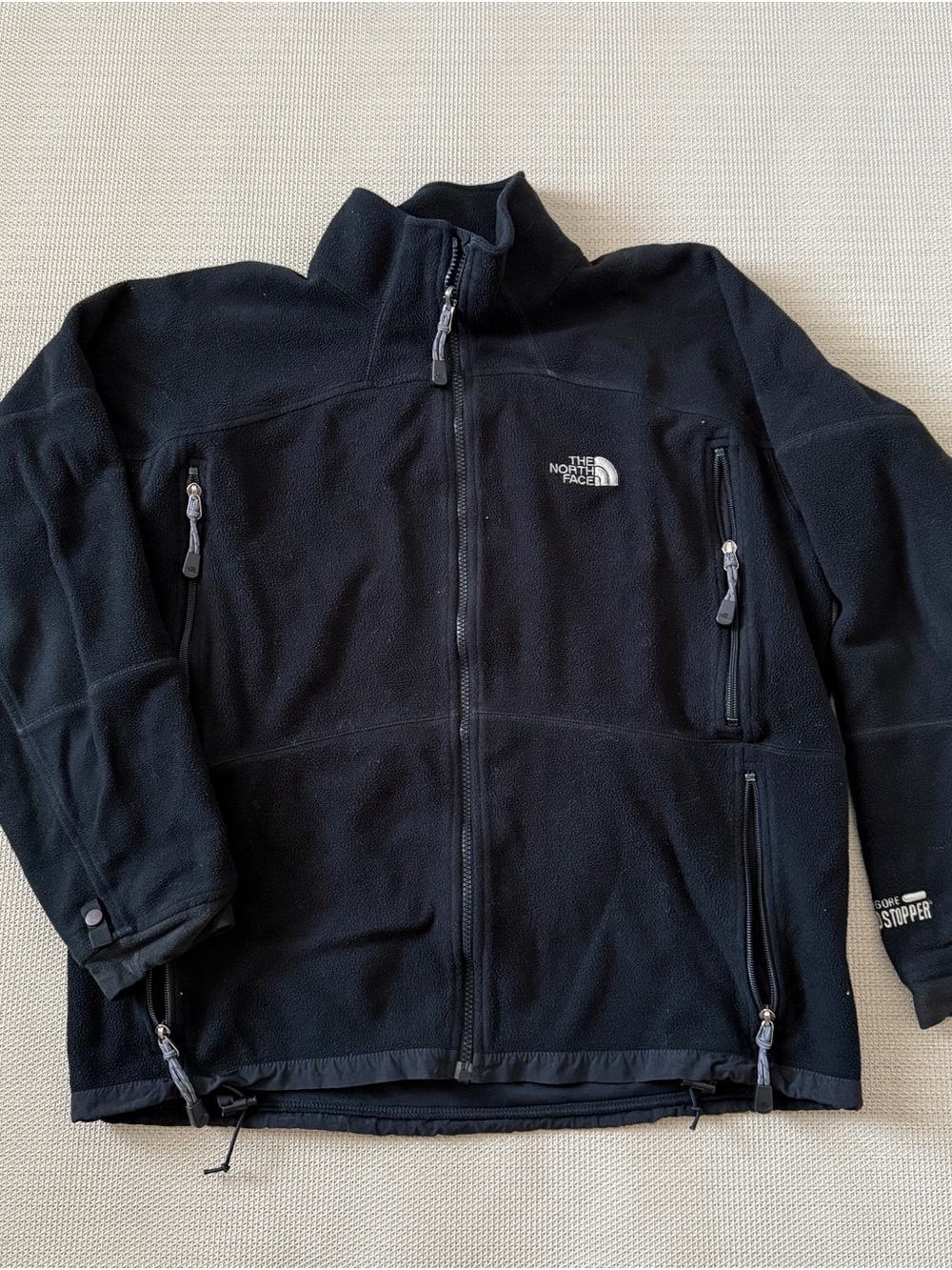 The North Face Black Fleece Jacket - Zip Front